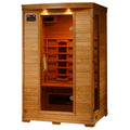 Coronado 2 Person Hemlock Infrared Sauna with 5 Ceramic Heaters