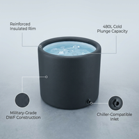 Pro Elite Recovery 90Cm Ice Pod Ice Bath Therapy Inflatable DWF Cold Plunge Tub for 03Hp Water Chiller for Athletes — Lifestyle