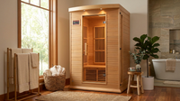 2-Person Low EMF (Under 8MG) FAR Infrared Sauna (Canadian Hemlock) — Lifestyle